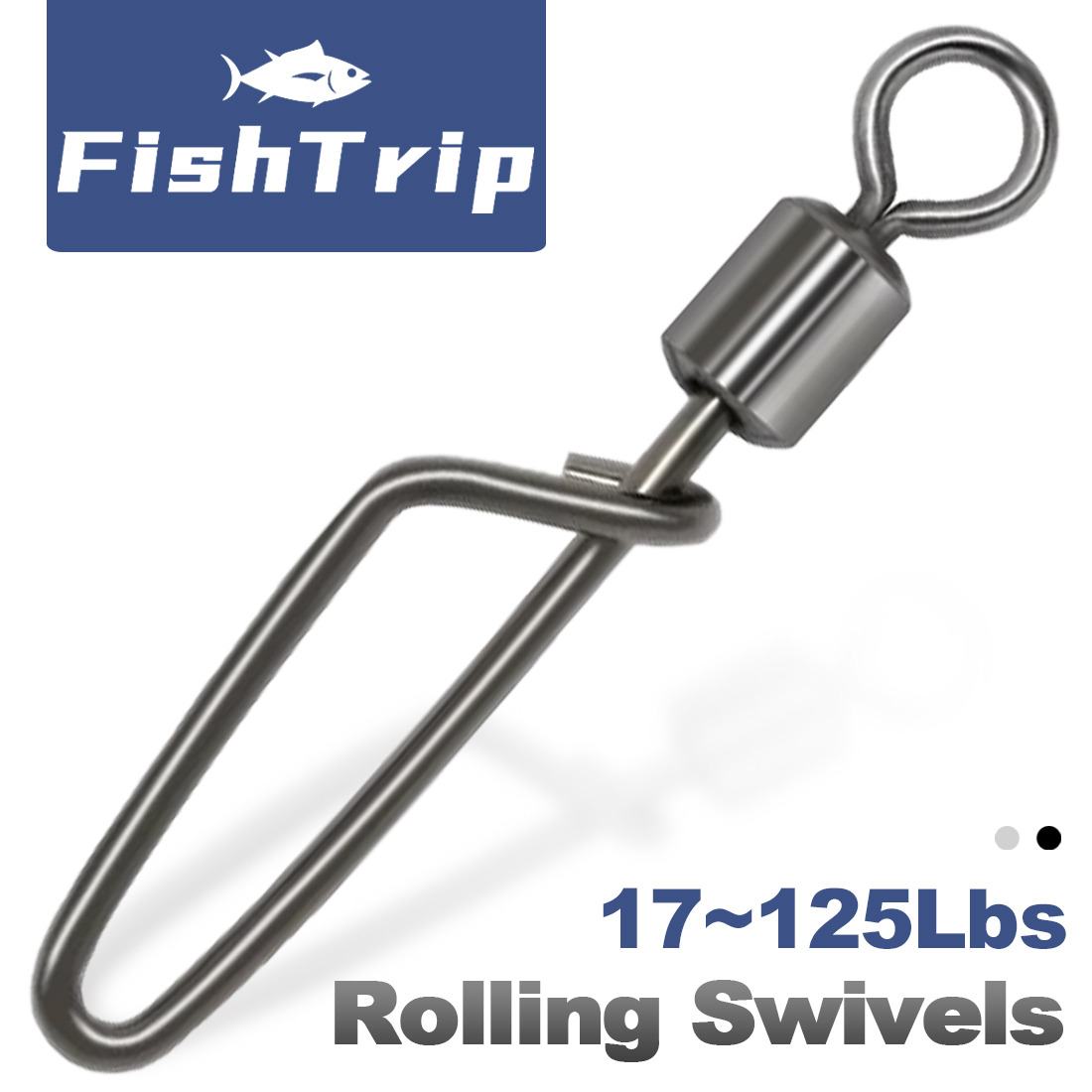 Ice Fishing Tip Up - FishTrip 50 шт. вращающийся вертлюг Coastlock