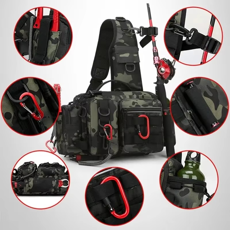 Тактическая поясная сумка для  – обзор и цена Fishing Equipment Bag